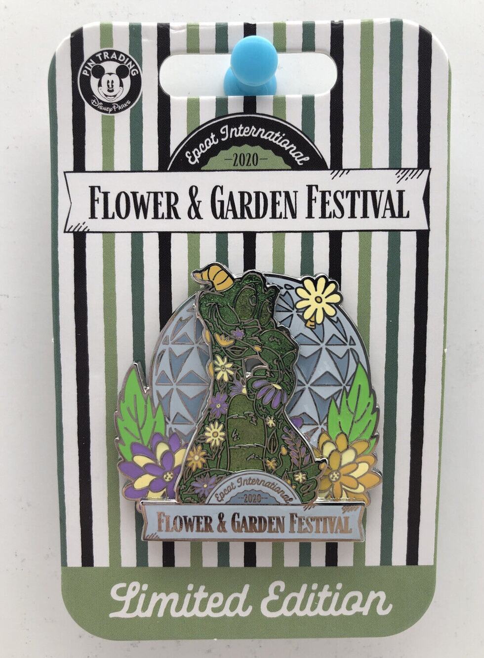 Disney Parks 2020 Epcot Flower & Garden Festival Topiary Figment LE 4000 Pin